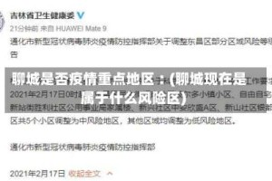 聊城是否疫情重点地区︰(聊城现在是属于什么风险区)