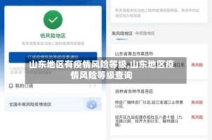 山东地区有疫情风险等级,山东地区疫情风险等级查询