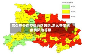 怎么查外面疫情地区风险.怎么查某地疫情风险等级