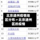北京通州疫情地区分布〃北京通州区的疫情