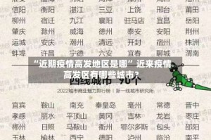 “近期疫情高发地区是哪” 近来疫情高发区有哪些城市？