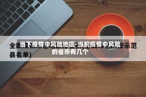 当下疫情中风险地区-当前疫情中风险的省市有几个