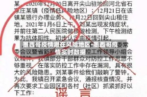 墨西哥疫情潜在风险地区-墨西哥疫情实时数据