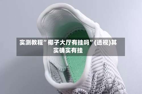 实测教程”椰子大厅有挂吗	”(透视)其实确实有挂-第2张图片
