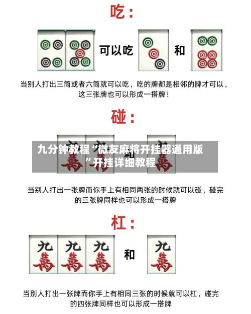 九分钟教程“微友麻将开挂器通用版”开挂详细教程-第1张图片