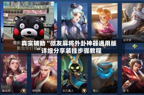 真实辅助“微友麻将外卦神器通用版	”详细分享装挂步骤教程-第2张图片