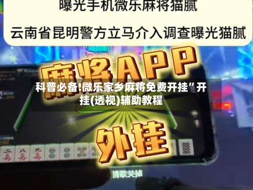 科普必备!微乐家乡麻将免费开挂	”开挂(透视)辅助教程-第2张图片