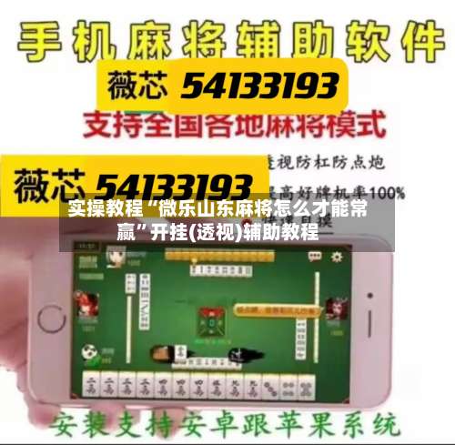 实操教程“微乐山东麻将怎么才能常赢”开挂(透视)辅助教程-第1张图片