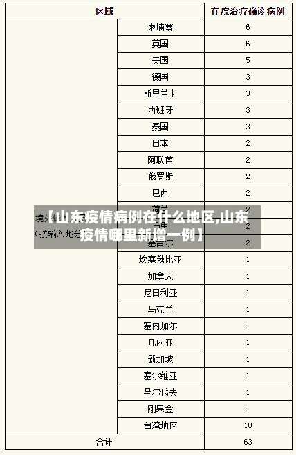 【山东疫情病例在什么地区,山东疫情哪里新增一例】-第2张图片