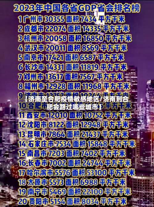 【济南至合肥疫情敏感地区/济南到合肥会路过哪些城市】-第2张图片
