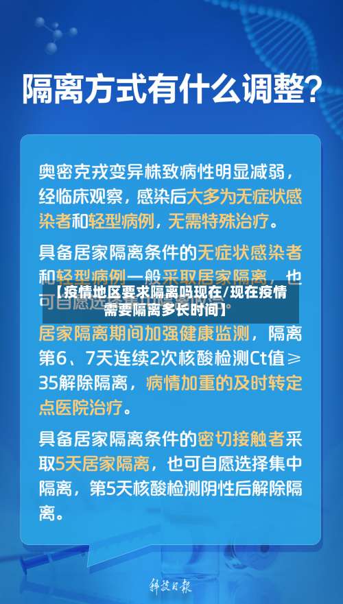 【疫情地区要求隔离吗现在/现在疫情需要隔离多长时间】-第1张图片